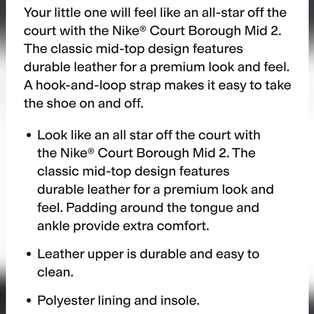 Nike Court Borough Mid 2 - Picture 2 of 12